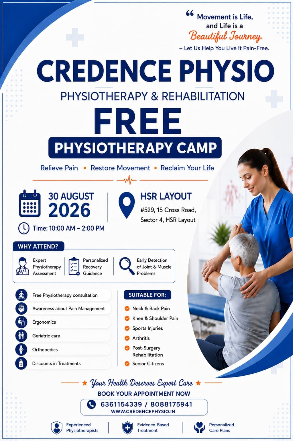 Free Physiotherapy Camp